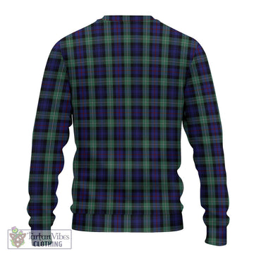 Mackenzie Hunting Green Tartan Ugly Sweater with Family Crest DNA In Me Style