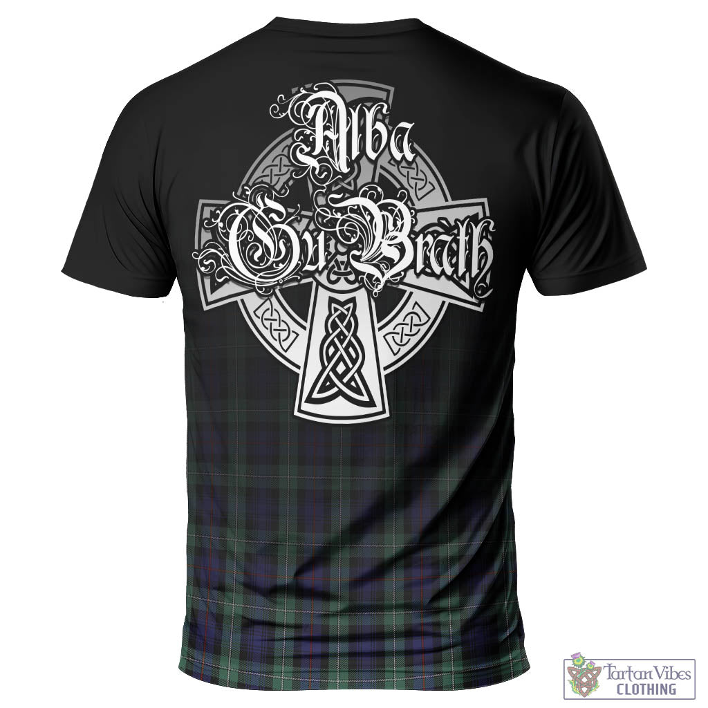 Tartan Vibes Clothing MacKenzie Hunting Green Tartan T-Shirt Featuring Alba Gu Brath Family Crest Celtic Inspired