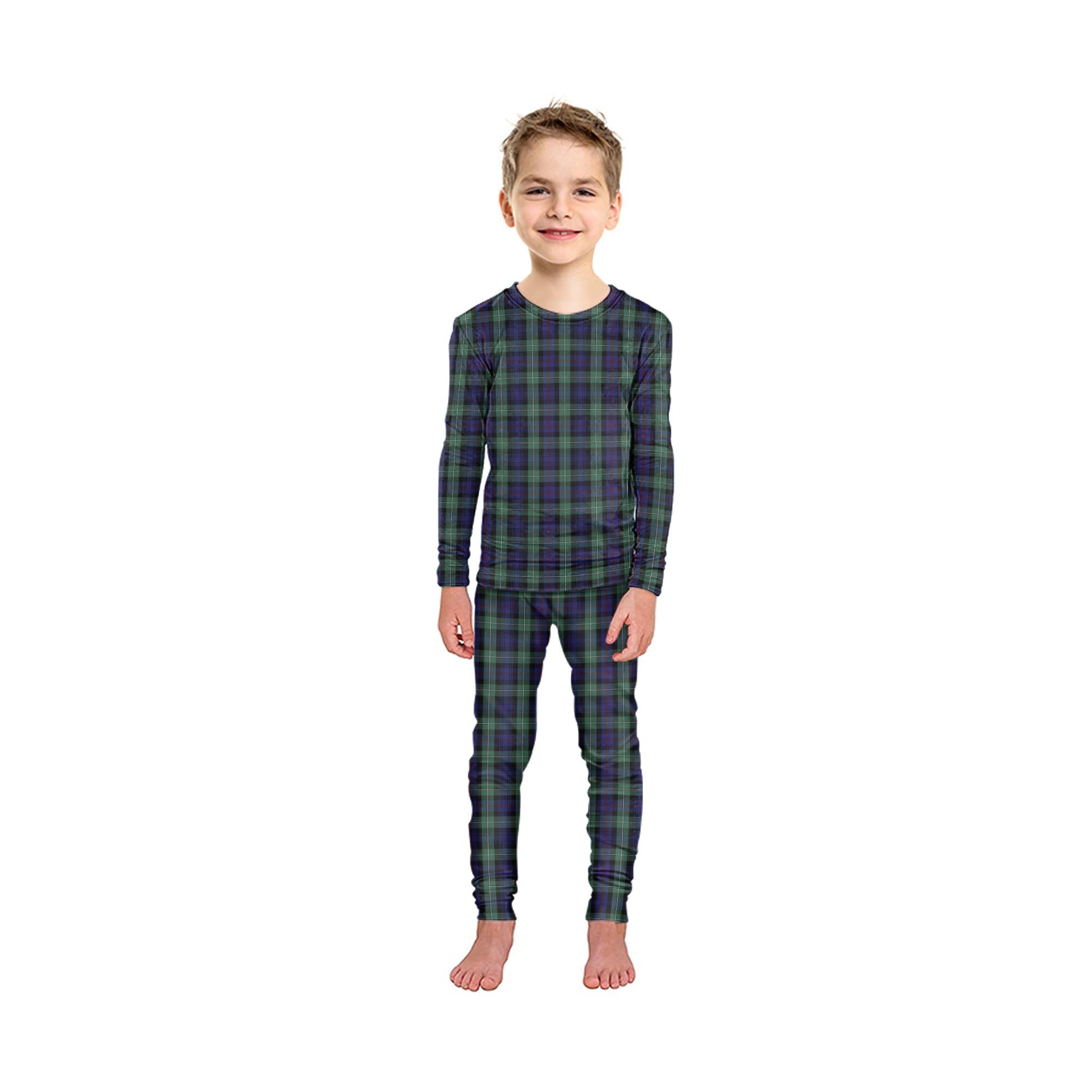 MacKenzie Hunting Green Tartan Pajamas Family Set - Tartan Vibes Clothing