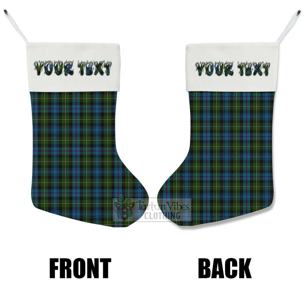 Tartan Vibes Clothing Mackenzie (Mckenzie) Tartan Christmas Stocking with Personalized Text