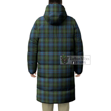 Mackenzie (Mckenzie) Tartan Long Down Jacket