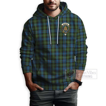 Mackenzie (Mckenzie) Tartan Hoodie with Family Crest Celtic Skull Style