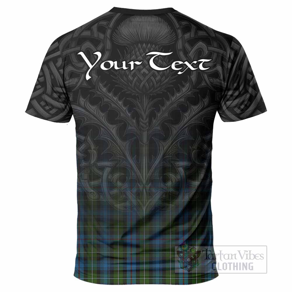 Tartan Vibes Clothing Mackenzie (Mckenzie) Tartan T-Shirt with Family Crest Celtic Thistle Vibes