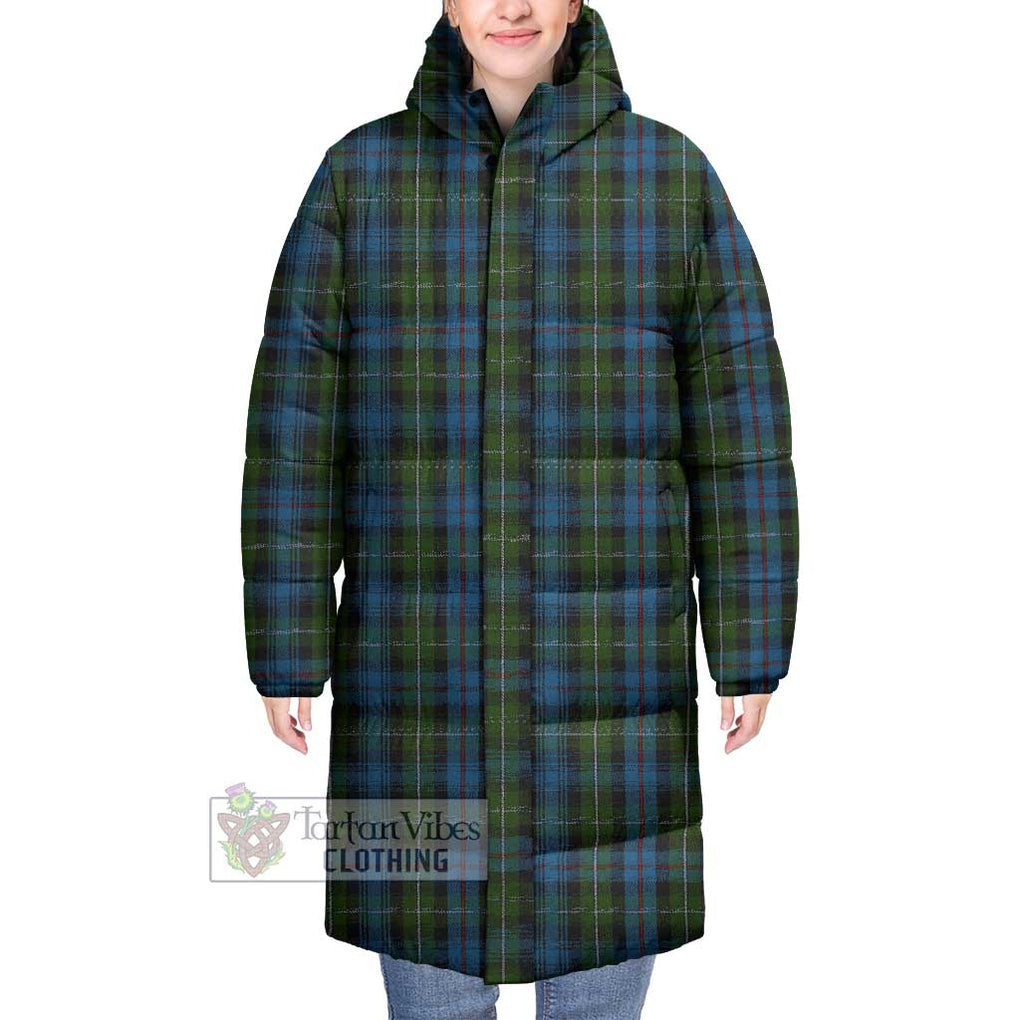 Tartan Vibes Clothing Mackenzie (Mckenzie) Tartan Long Down Jacket