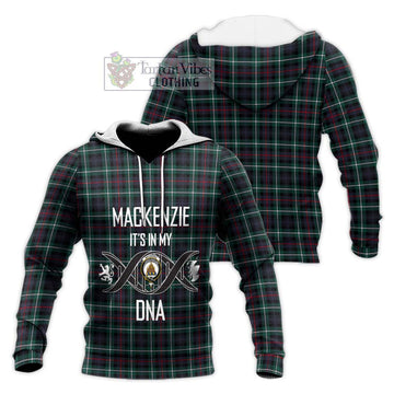 Mackenzie Modern Tartan Knitted Hoodie with Family Crest DNA In Me Style