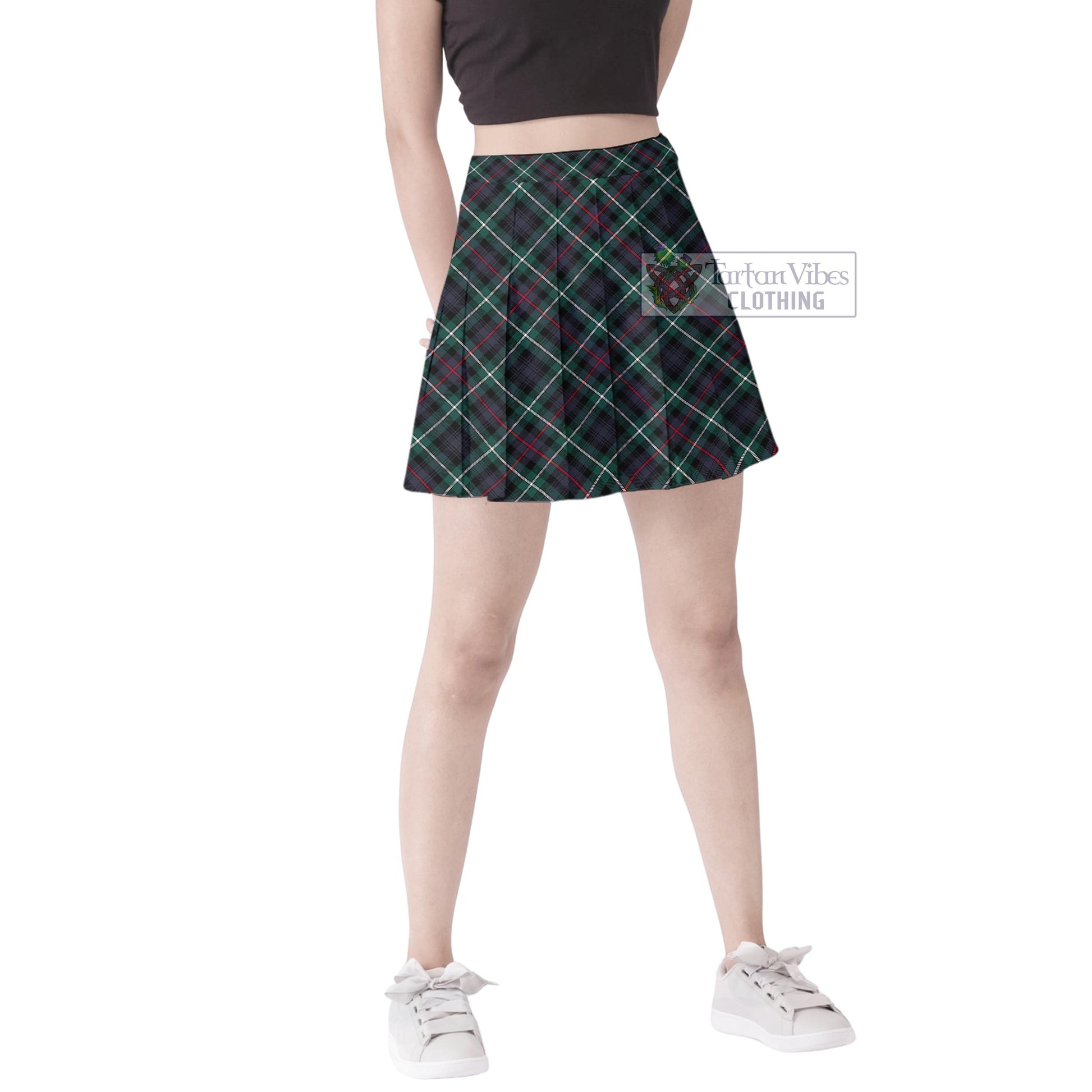 Tartan Vibes Clothing Mackenzie Modern Tartan Women's Plated Mini Skirt