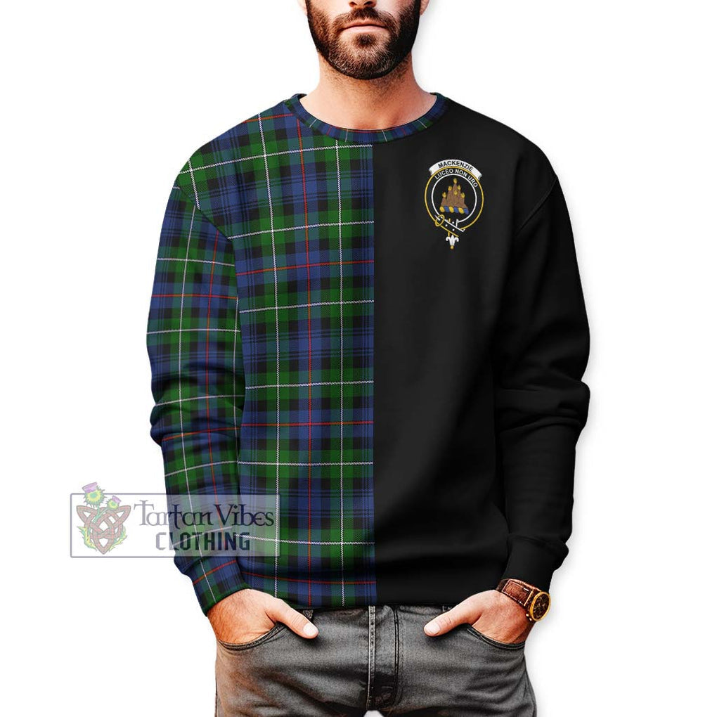 Tartan Vibes Clothing Mackenzie Modern #2 Tartan Sweatshirt with Family Crest and Half Of Me Style