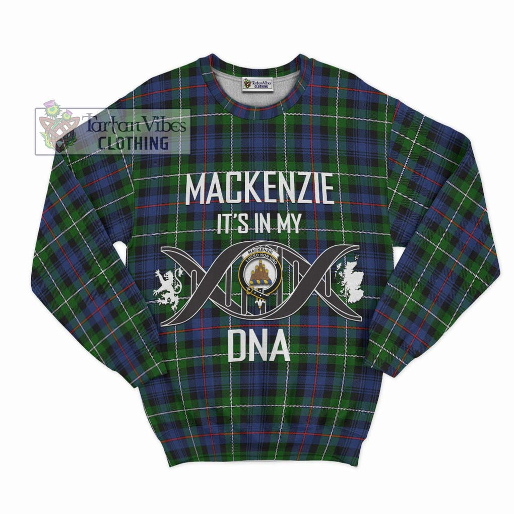 Tartan Vibes Clothing Mackenzie Modern #2 Tartan Sweatshirt with Family Crest DNA In Me Style