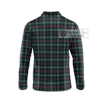 Mackenzie Modern Tartan Long Sleeve Polo Shirt with Family Crest DNA In Me Style