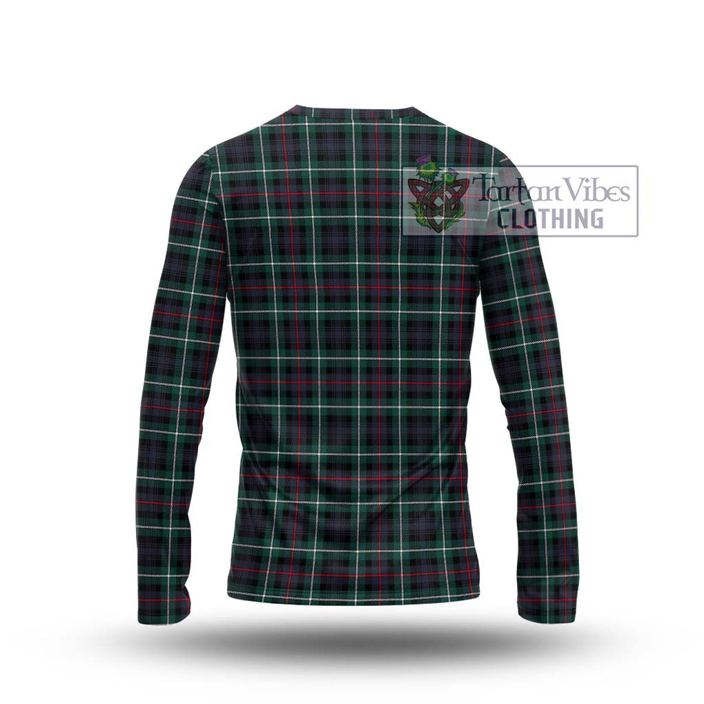 Mackenzie Modern Tartan Long Sleeve T-Shirt with Family Crest DNA In Me Style - Tartanvibesclothing Shop