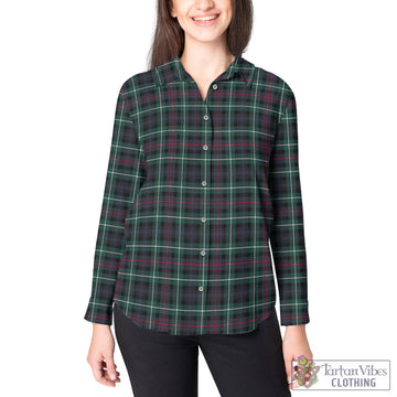 MacKenzie Modern Tartan Women's Casual Shirt