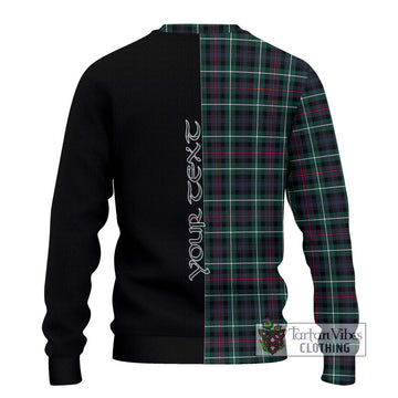 Mackenzie Modern Tartan Ugly Sweater with Family Crest and Half Of Me Style