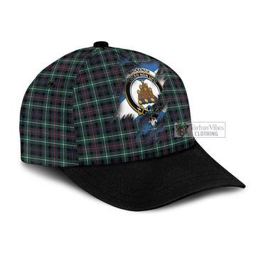 Mackenzie Modern Tartan Classic Cap with Family Crest In Me Style