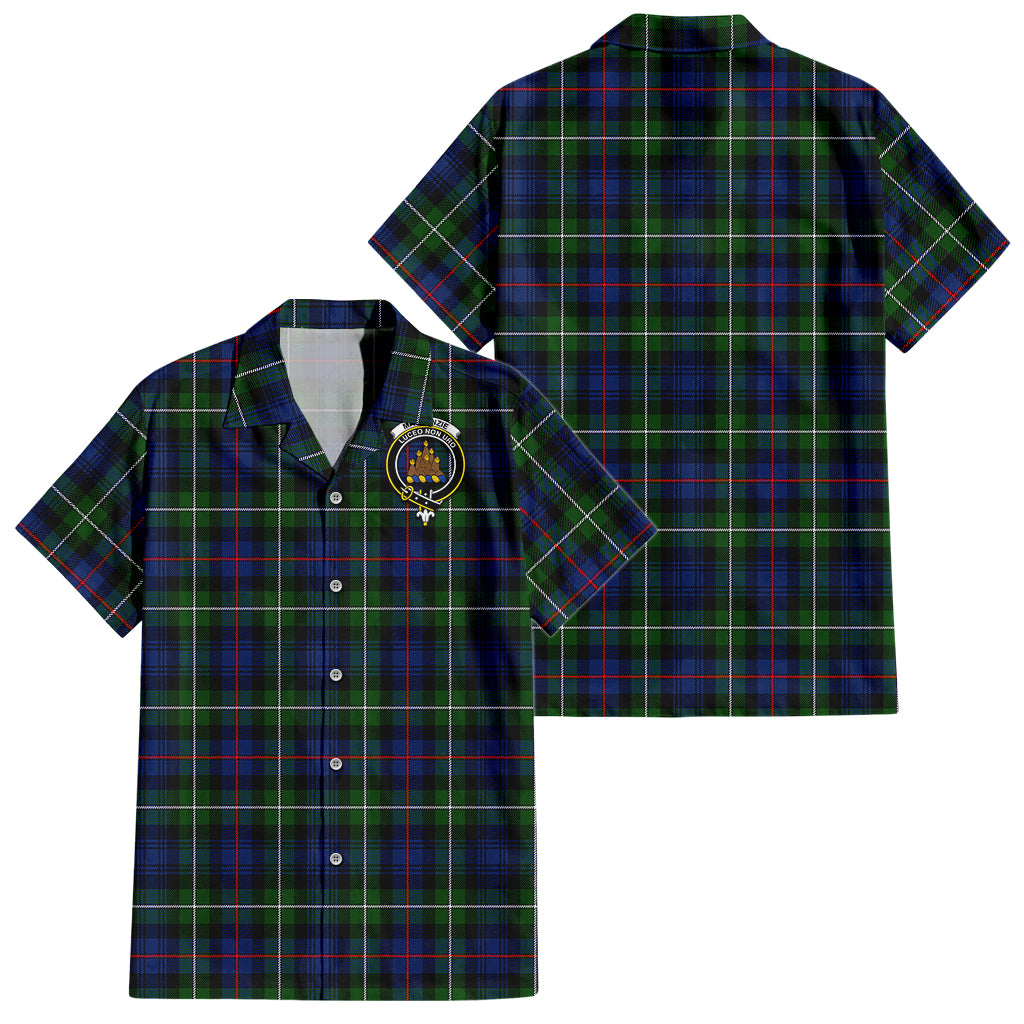 mackenzie-modern-tartan-short-sleeve-button-down-shirt-with-family-crest