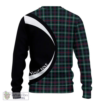 Mackenzie Modern Tartan Ugly Sweater with Family Crest Circle Style