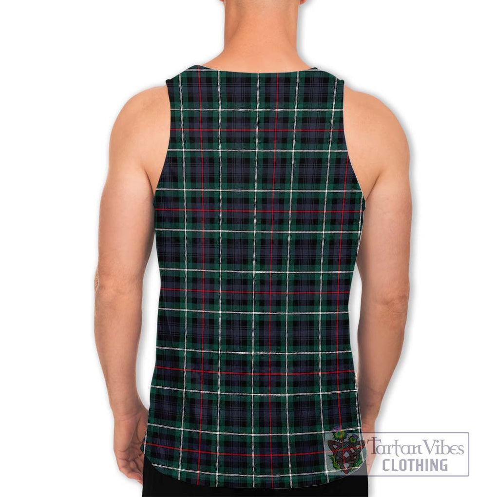 Mackenzie Modern Tartan Men's Tank Top with Family Crest DNA In Me Style - Tartanvibesclothing Shop