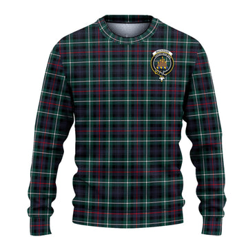 MacKenzie Modern Tartan Ugly Sweater with Family Crest