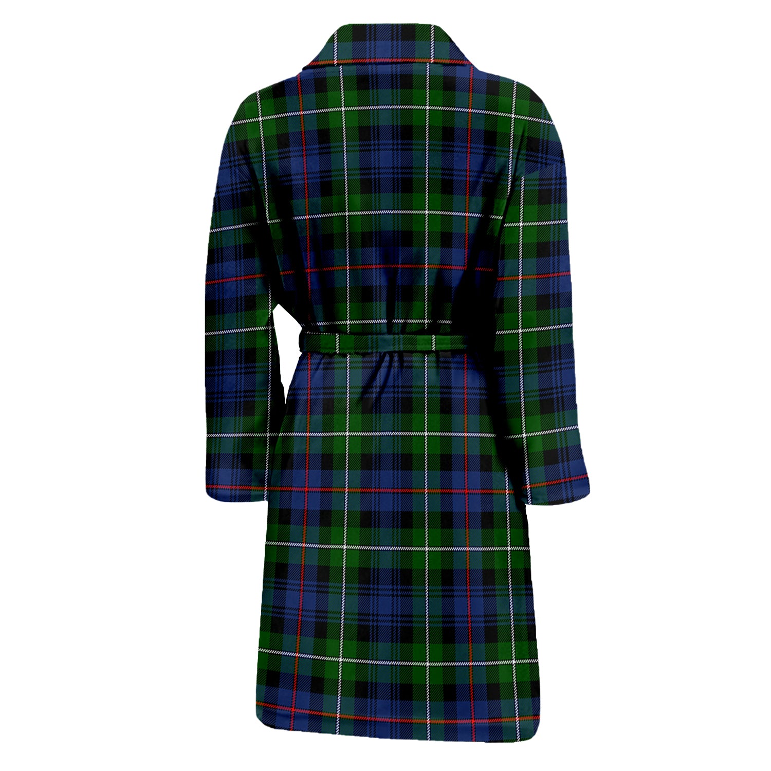 MacKenzie Modern Tartan Bathrobe with Family Crest - Tartan Vibes Clothing