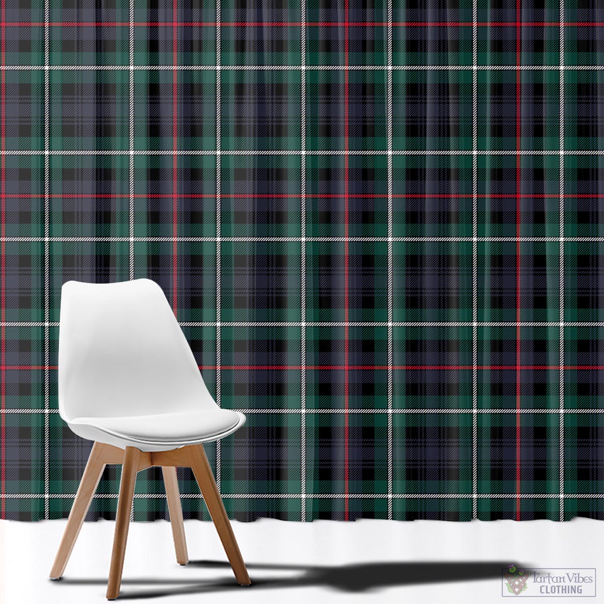 MacKenzie Modern Tartan Window Curtain