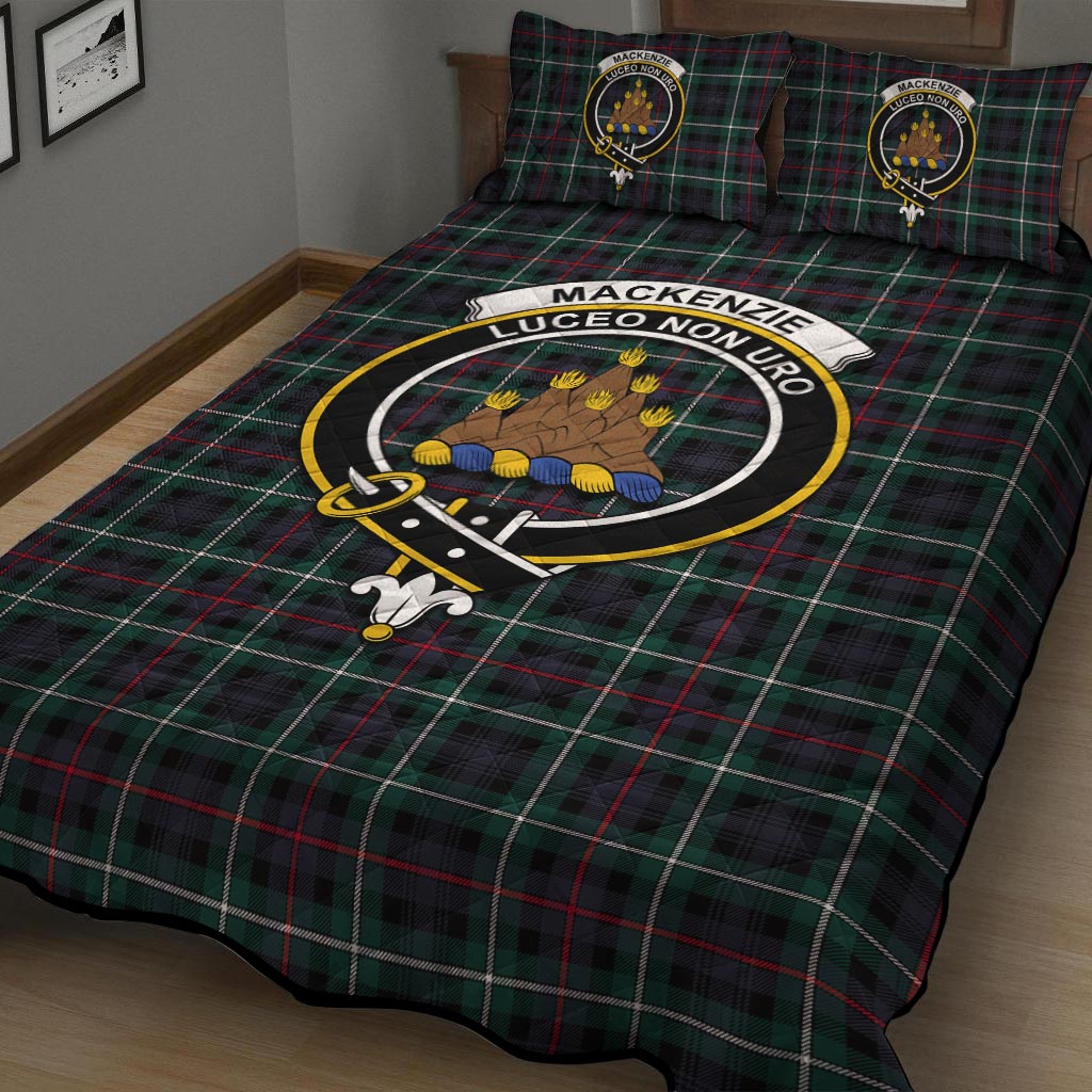 MacKenzie Modern Tartan Quilt Bed Set with Family Crest - Tartan Vibes Clothing