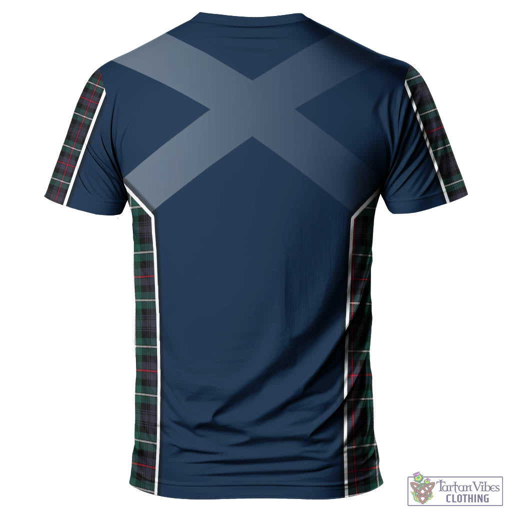 Tartan Vibes Clothing MacKenzie Modern Tartan T-Shirt with Family Crest and Lion Rampant Vibes Sport Style