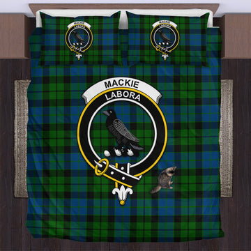 MacKie (McKie) Tartan Bedding Set with Family Crest UK Bedding Set - Tartan Vibes Clothing