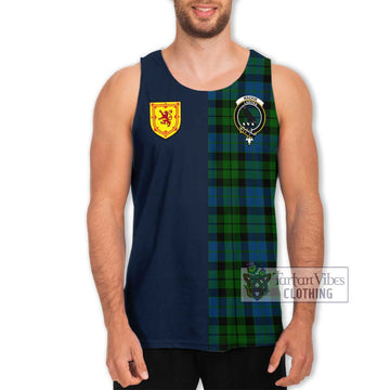 MacKie (McKie) Tartan Men's Tank Top Alba with Scottish Lion Royal Arm Half Style