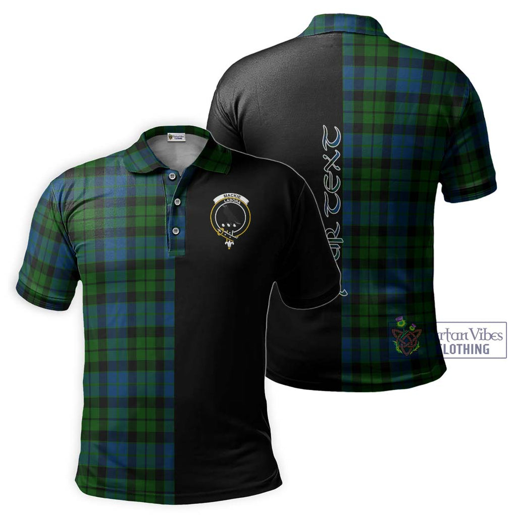 MacKie (McKie) Tartan Polo Shirt with Family Crest and Half Of Me Style Kid - Tartanvibesclothing Shop