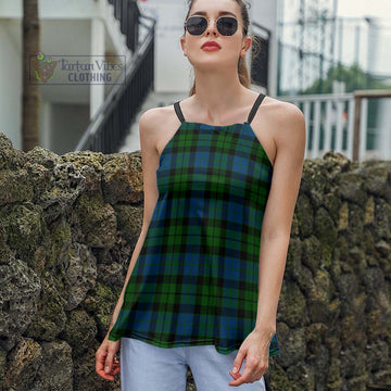 MacKie (McKie) Tartan Loose Halter Neck Camisole