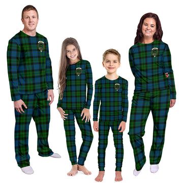 MacKie (McKie) Tartan Pajamas Family Set with Family Crest