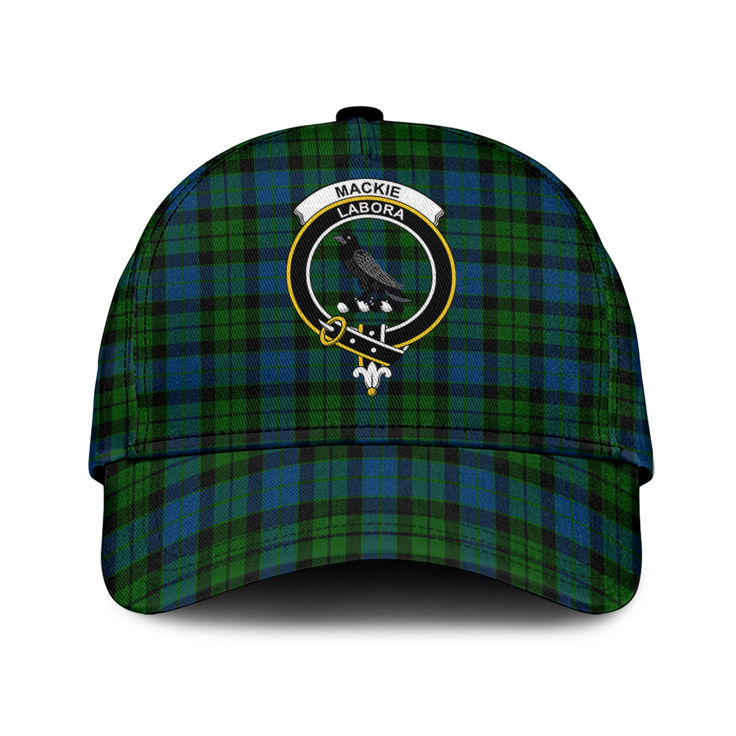 MacKie (McKie) Tartan Classic Cap with Family Crest Classic Cap Universal Fit - Tartan Vibes Clothing