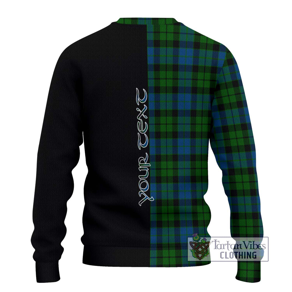 MacKie (McKie) Tartan Knitted Sweater with Family Crest and Half Of Me Style - Tartanvibesclothing Shop