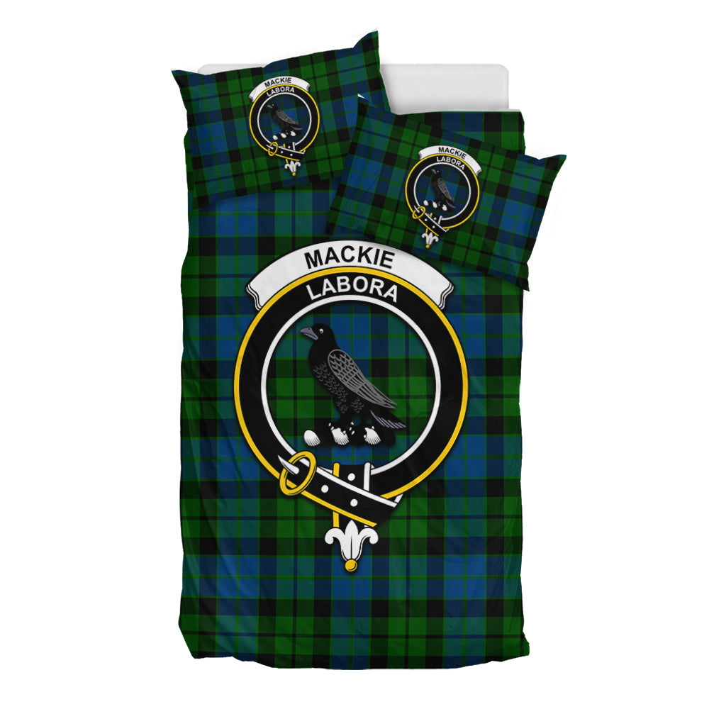 MacKie (McKie) Tartan Bedding Set with Family Crest - Tartan Vibes Clothing