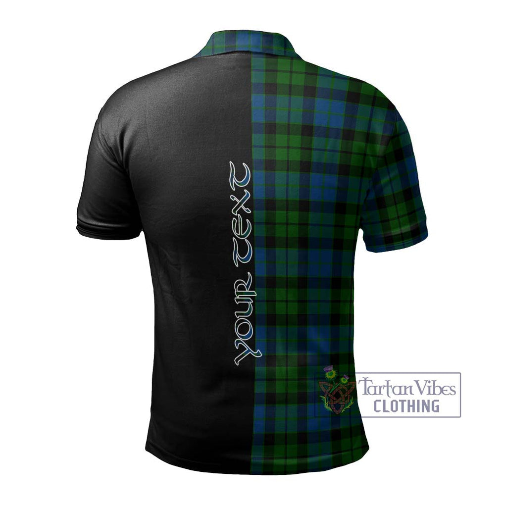 MacKie (McKie) Tartan Polo Shirt with Family Crest and Half Of Me Style - Tartanvibesclothing Shop