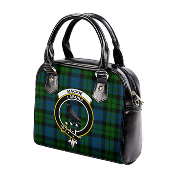 MacKie (McKie) Tartan Shoulder Handbags with Family Crest