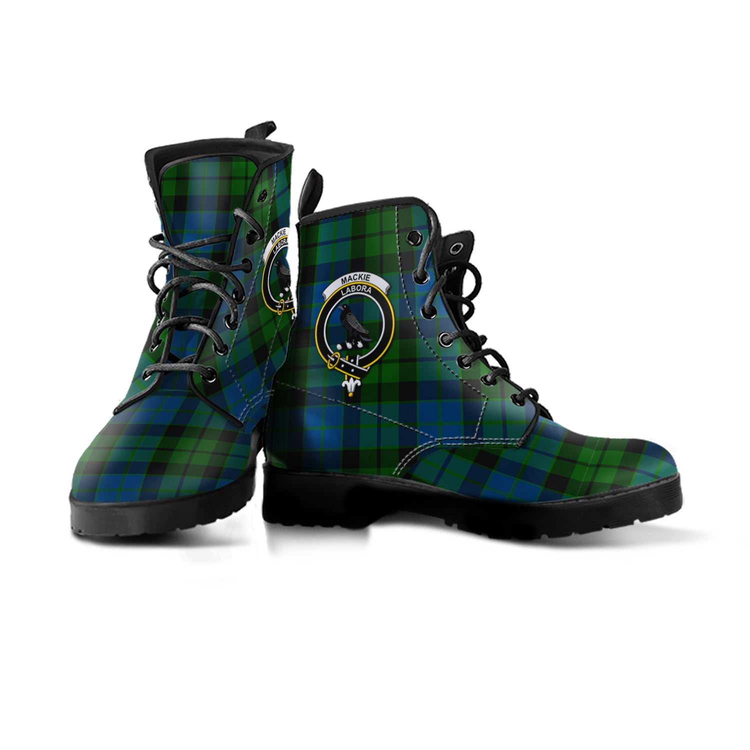 mackie-tartan-leather-boots-with-family-crest