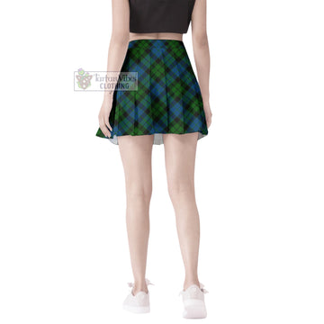 MacKie (McKie) Tartan Women's Plated Mini Skirt Cross Style