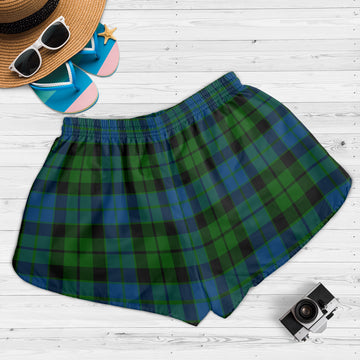 MacKie (McKie) Tartan Womens Shorts with Family Crest