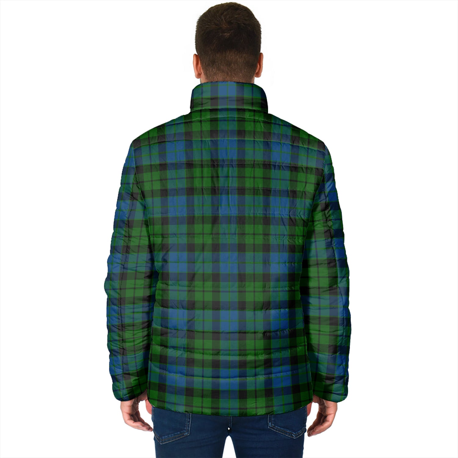 MacKie (McKie) Tartan Padded Jacket with Family Crest - Tartan Vibes Clothing