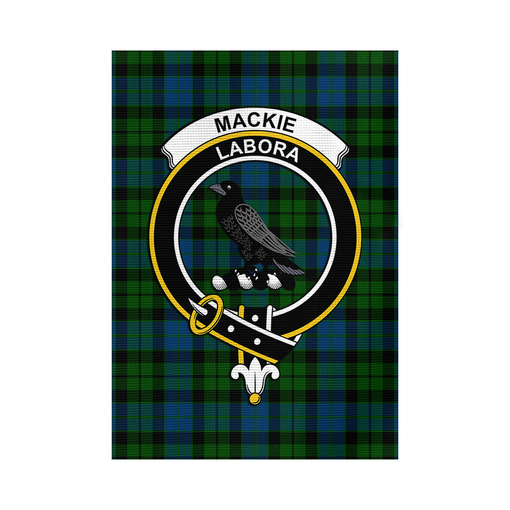 MacKie (McKie) Tartan Flag with Family Crest - Tartan Vibes Clothing