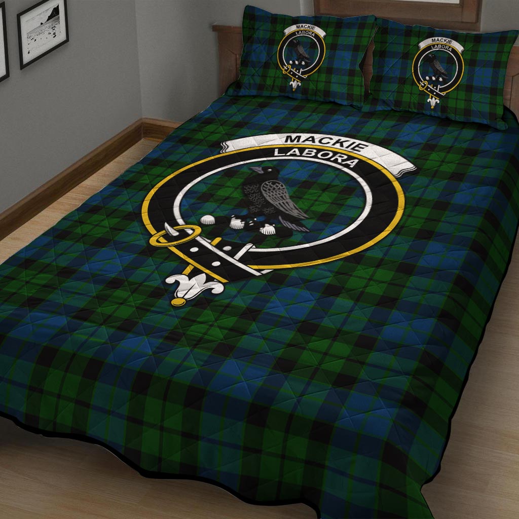 MacKie (McKie) Tartan Quilt Bed Set with Family Crest - Tartan Vibes Clothing