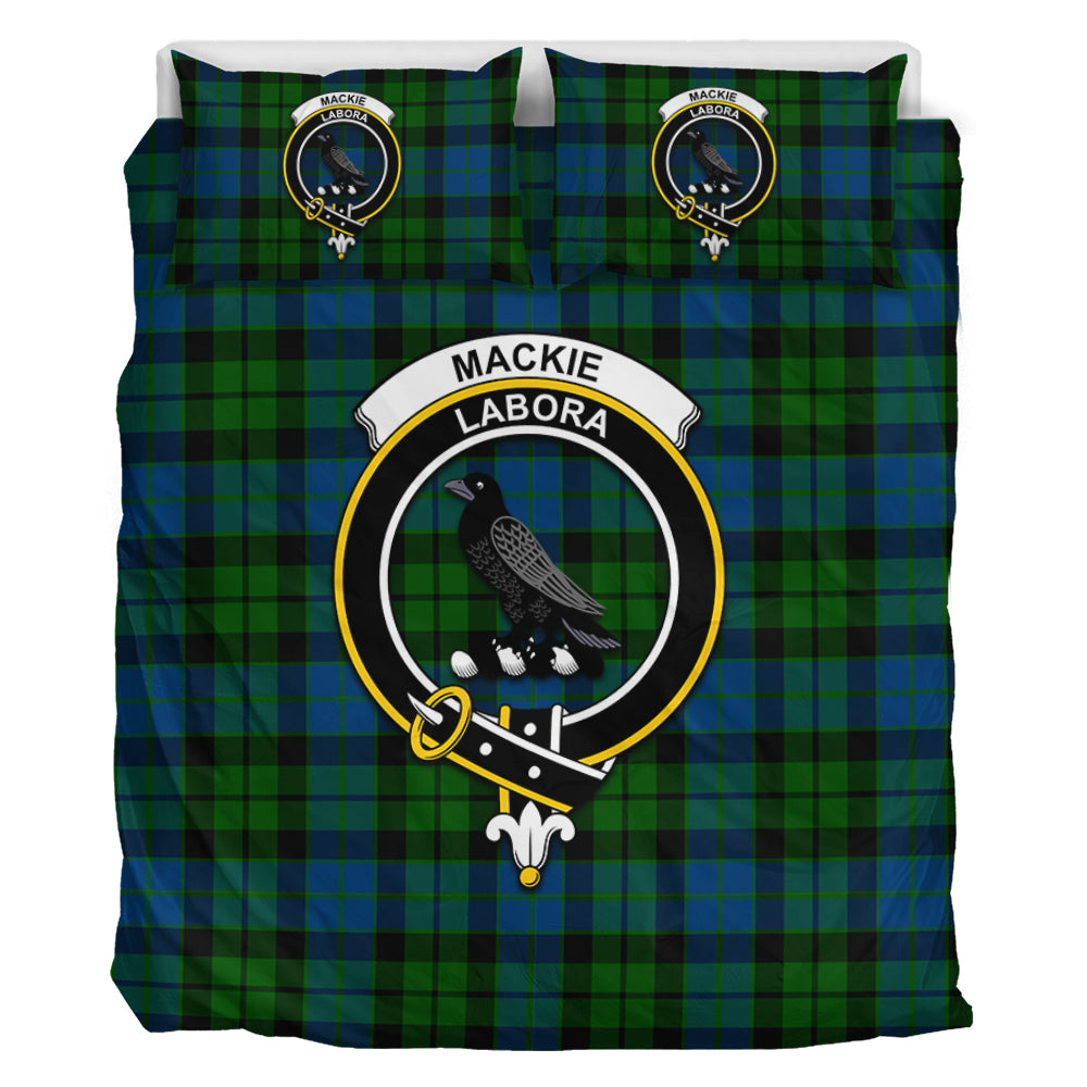 MacKie (McKie) Tartan Bedding Set with Family Crest - Tartan Vibes Clothing