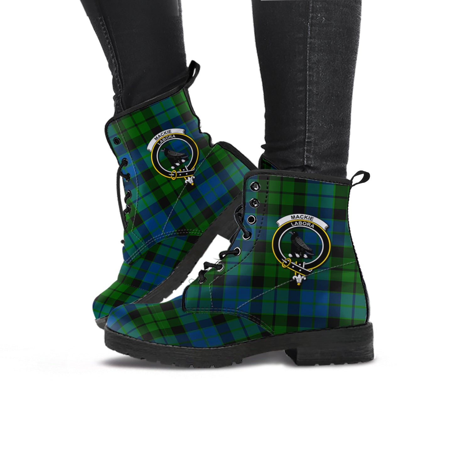 mackie-tartan-leather-boots-with-family-crest