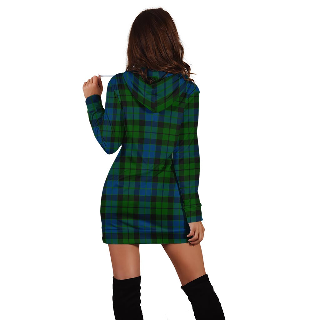 MacKie (McKie) Tartan Hoodie Dress with Family Crest - Tartan Vibes Clothing