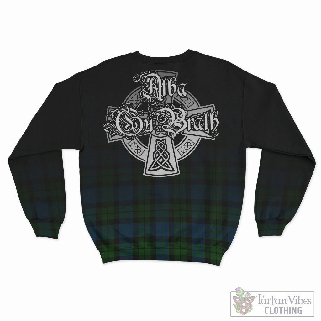 Tartan Vibes Clothing MacKie Tartan Sweatshirt Featuring Alba Gu Brath Family Crest Celtic Inspired