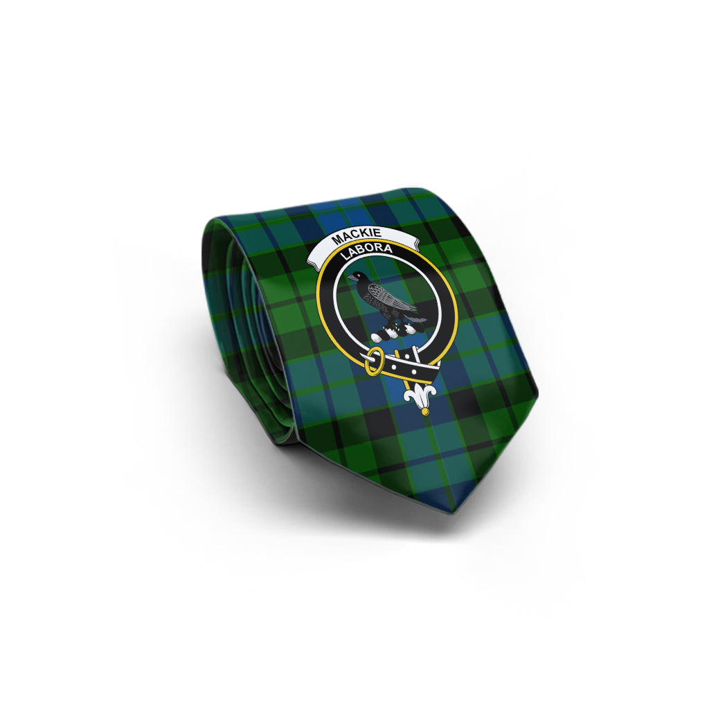 MacKie (McKie) Tartan Classic Necktie with Family Crest - Tartan Vibes Clothing