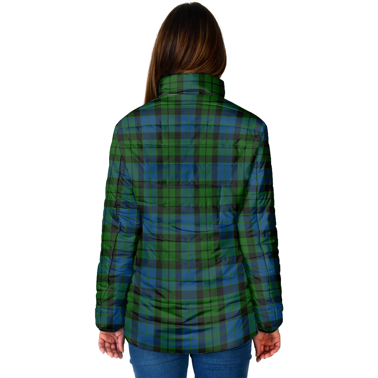 MacKie (McKie) Tartan Padded Jacket with Family Crest - Tartan Vibes Clothing