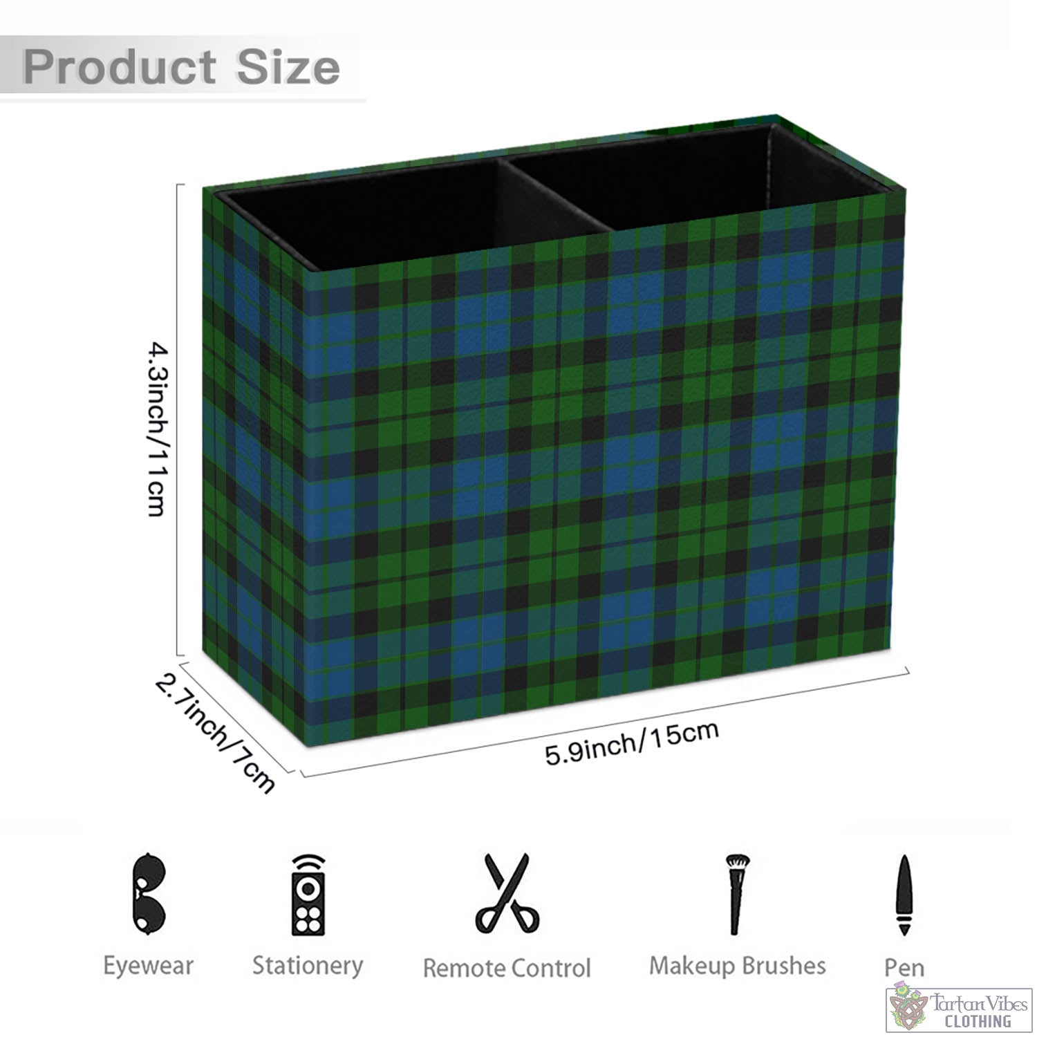 Tartan Vibes Clothing MacKie Tartan Pen Holder