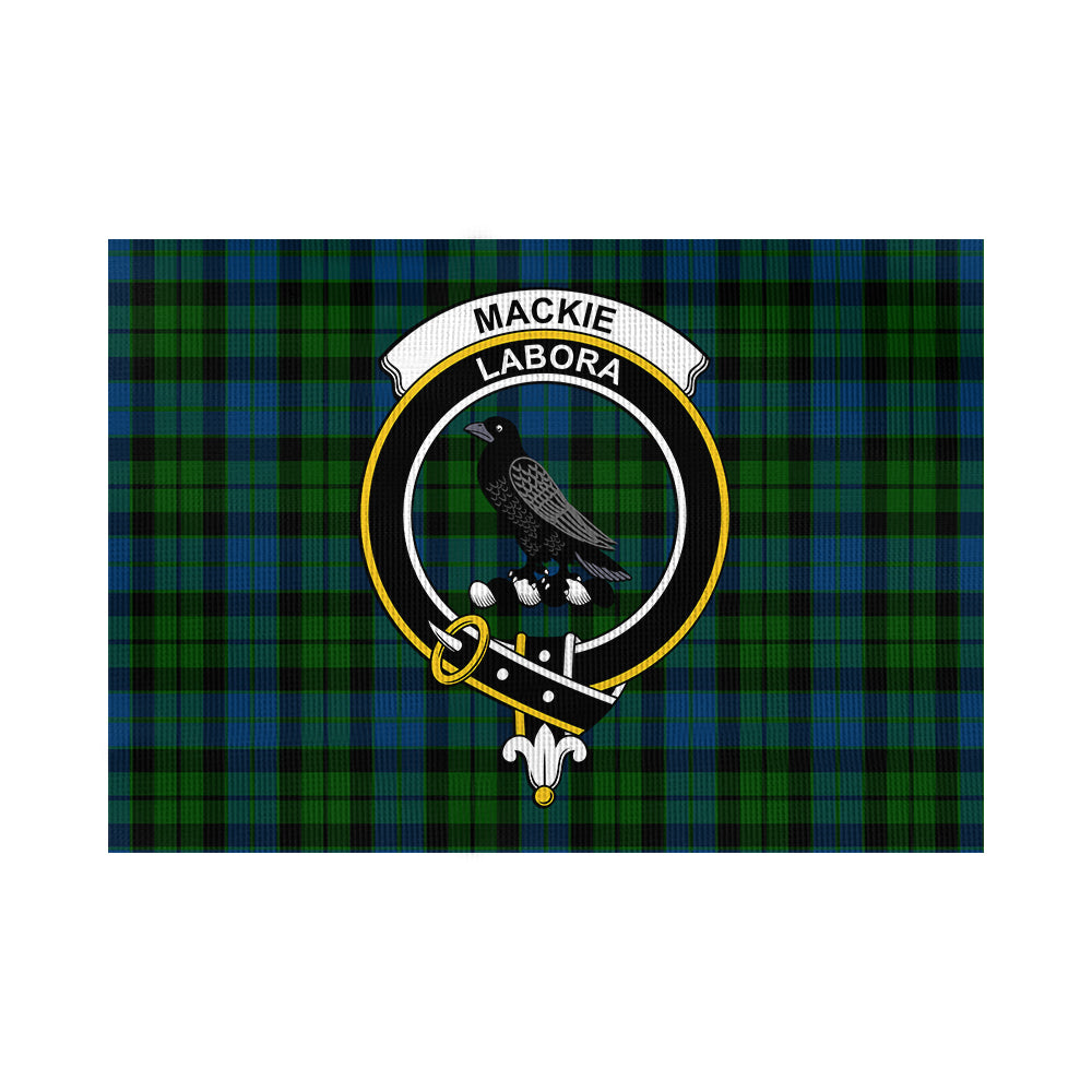 MacKie (McKie) Tartan Flag with Family Crest - Tartan Vibes Clothing