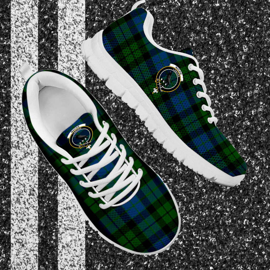 MacKie (McKie) Tartan Sneakers with Family Crest - Tartan Vibes Clothing